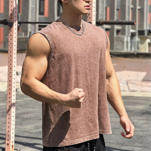 Fitness Vest Men's Tops Outdoor